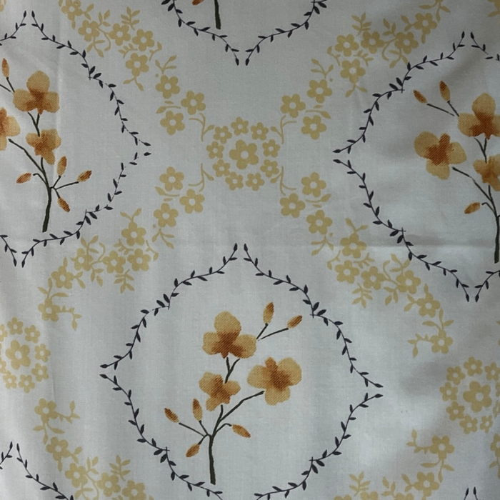 Mustard Garden Double Bedsheet with Pillow Covers/90" x 108"