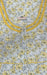 Yellow/Grey Garden Soft Cotton Nighty. Soft Breathable Fabric | Laces and Frills - Laces and Frills