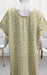 Yellow/Grey Garden Soft Cotton Nighty. Soft Breathable Fabric | Laces and Frills - Laces and Frills