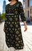 Black/Green Floral Jaipuri Cotton Kurti. Pure Versatile Cotton. | Laces and Frills