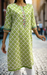 White/Green Floral Jaipuri Cotton Kurti. Pure Versatile Cotton. | Laces and Frills