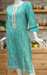 Turquoise Green Leheriya Print Cotton Kurti. Pure Versatile Cotton. | Laces and Frills