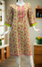 Pink/Green Garden Cotton Kurti. Pure Versatile Cotton. | Laces and Frills