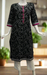 Black Flora Jaipuri Cotton Kurti. Pure Versatile Cotton. | Laces and Frills