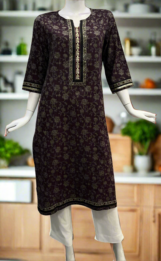 Violet Garden Jaipuri Cotton Kurti. Pure Versatile Cotton. | Laces and Frills