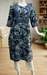 Navy Blue Flora Jaipuri Cotton Kurti. Pure Versatile Cotton. | Laces and Frills