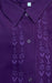 Dark Violet Chikankari Short Kurti/Pant Co-Ord Set . Versatile Cotton Fabric. | Laces and Frills - Laces and Frills