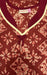 Rust Maroon Floral Pure Cotton Nighty. Pure Durable Cotton | Laces and Frills - Laces and Frills