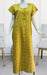 Yellow Garden Pure Cotton Nighty. Pure Durable Cotton | Laces and Frills - Laces and Frills