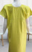 Yellow Tiny Flora Pure Cotton Nighty. Pure Durable Cotton | Laces and Frills - Laces and Frills