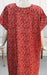 Red Garden Spun Nighty. Flowy Spun Fabric | Laces and Frills - Laces and Frills