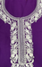 Violet Embroidery Soft Cotton Nighty. Soft Breathable Fabric | Laces and Frills (Copy)