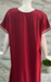 Maroon Embroidery Soft Cotton Nighty. Soft Breathable Fabric | Laces and Frills