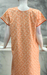 Peach Manga Motif Pure Cotton Nighty. Pure Durable Cotton | Laces and Frills