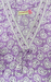 Lavender Manga Motif Pure Cotton Nighty. Pure Durable Cotton | Laces and Frills