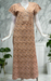 Peach/Brown Garden Pure Cotton Nighty. Pure Durable Cotton | Laces and Frills