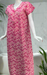 Pink Floral Garden Pure Cotton Nighty. Pure Durable Cotton | Laces and Frills