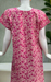 Pink Floral Garden Pure Cotton Nighty. Pure Durable Cotton | Laces and Frills