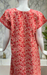 Red Floral Garden Pure Cotton Nighty. Pure Durable Cotton | Laces and Frills