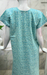 Turquoise Blue Garden Pure Cotton Nighty. Pure Durable Cotton | Laces and Frills