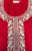 Red Embroidery Soft Cotton Nighty. Soft Breathable Fabric | Laces and Frills