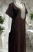 Brown Embroidery Soft Cotton Nighty. Soft Breathable Fabric | Laces and Frills