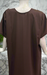 Brown Embroidery Soft Cotton Nighty. Soft Breathable Fabric | Laces and Frills