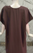 Brown Embroidery Soft Cotton Nighty. Soft Breathable Fabric | Laces and Frills