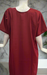 Maroon Embroidery Soft Cotton Nighty. Soft Breathable Fabric | Laces and Frills