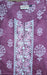 Lavender Mauve Motifs Jaipur Cotton Kurti With Pant And Dupatta Set  .Pure Versatile Cotton. | Laces and Frills - Laces and Frills