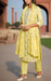 Yellow Garden Jaipur Cotton Kurti With Pant And Dupatta Set.Pure Versatile Cotton. | Laces and Frills