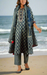 Indigo Blue Garden Cotton Kurti With Pant And Dupatta Set.Pure Versatile Cotton. | Laces and Frills