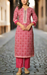 Pink Garden Jaipur Cotton Kurti With Pant And Dupatta Set. Pure Versatile Cotton. | Laces and Frills