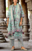 Sea Green Floral Jaipur Cotton Kurti With Pant And Dupatta Set. Pure Versatile Cotton. | Laces and Frills