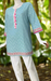 Light Sea Green Tiny Flora Jaipur Cotton Short Kurti. Pure Versatile Cotton. | Laces and Frills