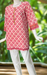 Pink Motif Jaipur Cotton Short Kurti. Pure Versatile Cotton. | Laces and Frills