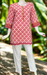 Pink Motif Jaipur Cotton Short Kurti. Pure Versatile Cotton. | Laces and Frills