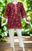 Maroon Garden Jaipur Cotton Short Kurti. Pure Versatile Cotton. | Laces and Frills