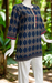 Navy Blue Motif Jaipur Cotton Short Kurti. Pure Versatile Cotton. | Laces and Frills