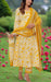 Yellow Floral Jaipur Cotton Kurti With Pant And Dupatta Set.Pure Versatile Cotton. | Laces and Frills