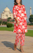 Red Floral Jaipur Cotton Co-ord Set.Pure Versatile Cotton. | Laces and Frills