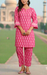 Pink Manga Motif Jaipur Cotton Co-ord Set.Pure Versatile Cotton. | Laces and Frills