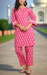 Pink Manga Motif Jaipur Cotton Co-ord Set.Pure Versatile Cotton. | Laces and Frills