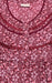 Maroon Leafy Soft Cotton Nighty. Soft Breathable Fabric | Laces and Frills