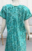 Sea Green Garden Pure Cotton Feeding Nighty . Pure Durable Cotton | Laces and Frills - Laces and Frills