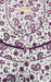 White/Purple Manga Motifs Pure Cotton Nighty. Pure Durable Cotton | Laces and Frills - Laces and Frills