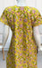 Yellow Floral Garden Pure Cotton Nighty. Pure Durable Cotton | Laces and Frills - Laces and Frills