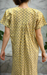 Yellow Floral Pure Cotton Nighty. Pure Durable Cotton | Laces and Frills