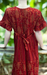 Maroon Flora Rayon Nighty. Flowy Rayon Fabric | Laces and Frills