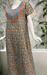 Grey/Orange Floral Garden Pure Cotton Nighty. Pure Durable Cotton | Laces and Frills